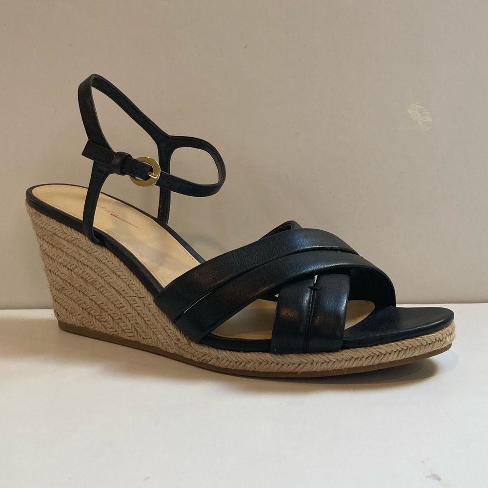 Via Spiga Inna Espadrille Wedge Sandal in Black - Picture 3 of 10